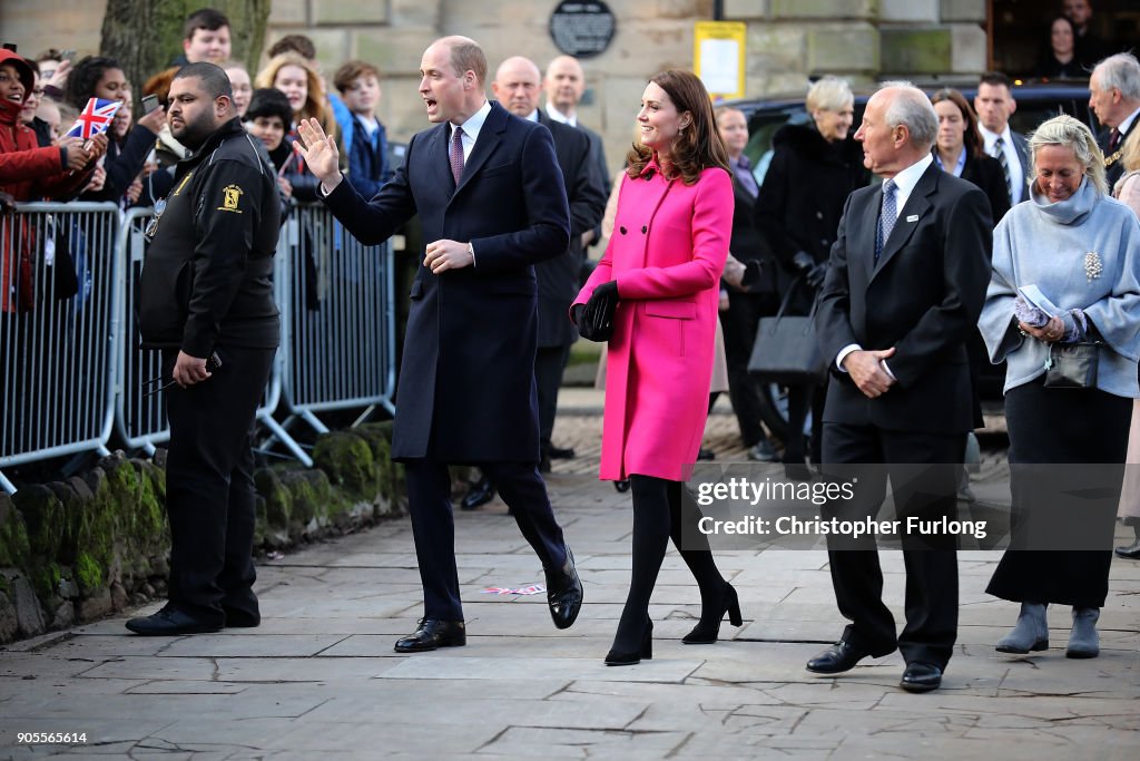 The Duke and Duchess Of Cambridge Visit Coventry