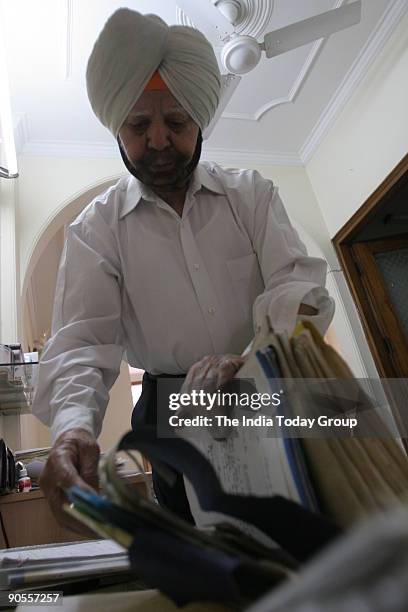 Narinder Singh Arora whose daughter Arveena rana was, allegedly, strangulated by her in laws in their New Friends Colony house in 1988, New Delhi.