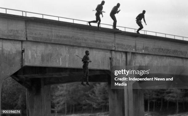 Irish Army Ranger Wing Training Drill, Marine Exercises and Landing Drills, at the Curragh, .