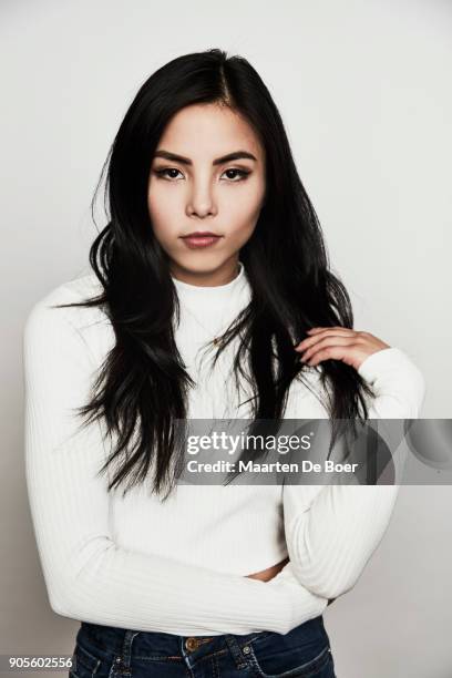 Anna Akana of YoutubeRed's 'Youth and Consequences' poses for a portrait during the 2018 Winter TCA Tour at Langham Hotel on January 13, 2018 in...