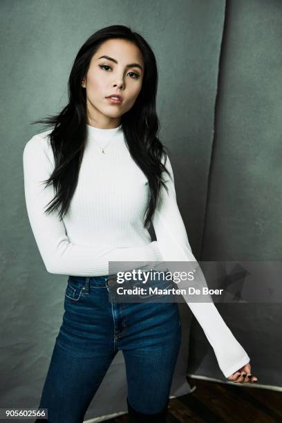 Anna Akana of YoutubeRed's 'Youth and Consequences' poses for a portrait during the 2018 Winter TCA Tour at Langham Hotel on January 13, 2018 in...