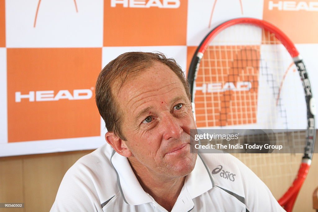 Bob Brett, tennis coach of Japan Davis Cup Team.