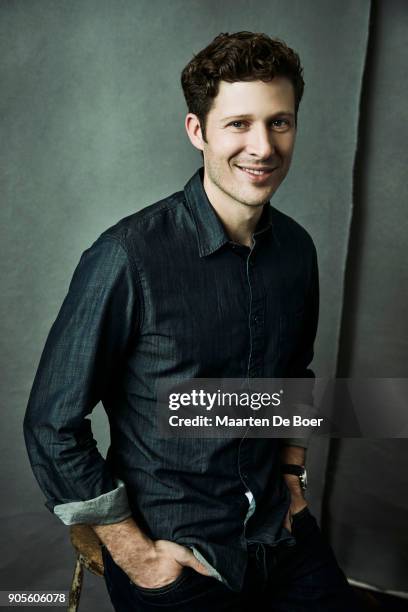 Zach Gilford of Sundance Now's 'This Close' poses for a portrait during the 2018 Winter TCA Tour at Langham Hotel on January 13, 2018 in Pasadena,...