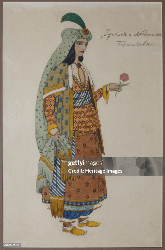 Costume Design For The Opera Ruslan And Lyudmila By M Glinka