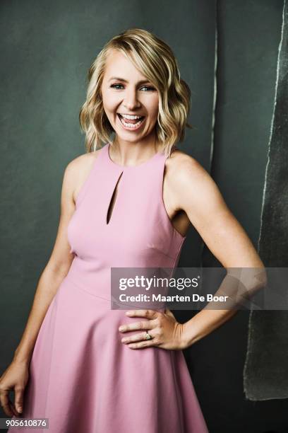 Beverley Mitchell of Pop Network's 'Hollywood Darlings' poses for a portrait during the 2018 Winter TCA Tour at Langham Hotel on January 14, 2018 in...