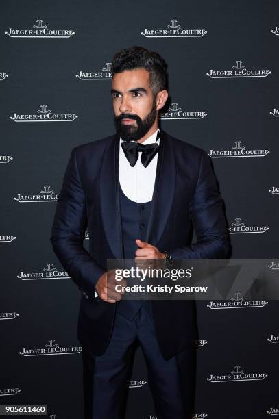 Hassan Ghoneim attends Jaeger-LeCoultre Polaris Gala Evening at the SIHH 2018 at Pavillon Sicli on January 15, 2018 in Les Acacias, Switzerland.