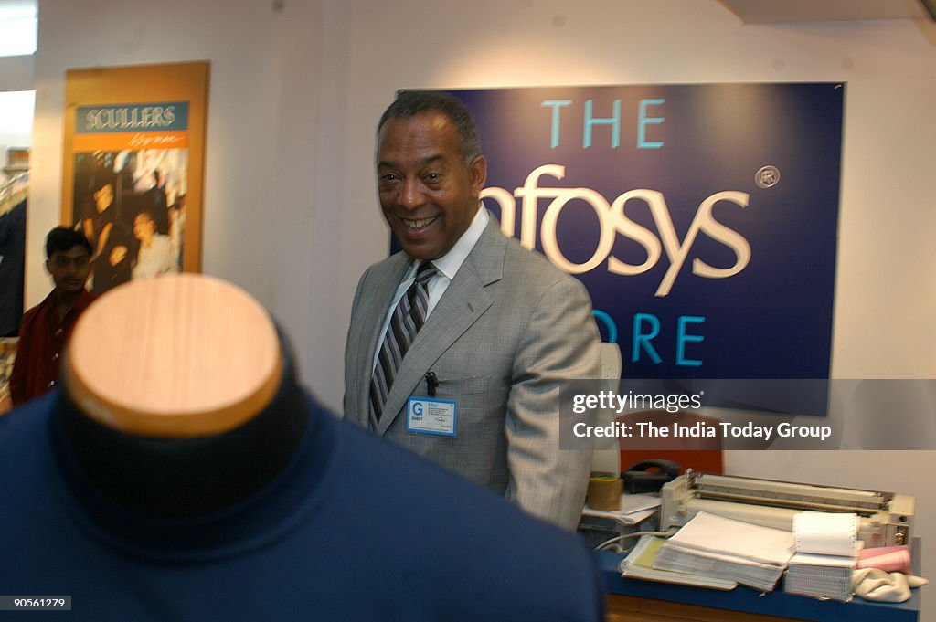 John W Thompson, Chairman and Chief Executive Officer, Symantec Corporation, poses at Infosys office in Bangalore, India Potrait