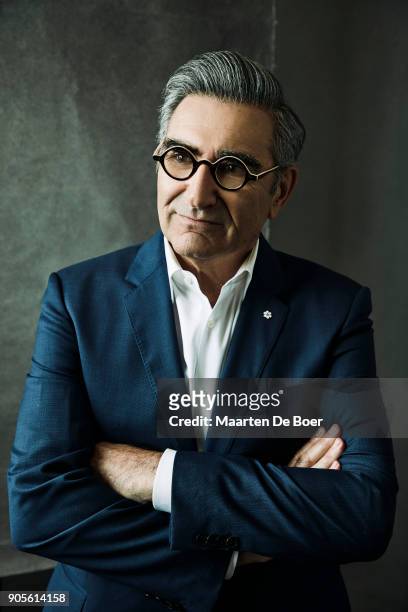 Eugene Levy of POPTV's 'Schitt's Creek' poses for a portrait during the 2018 Winter TCA Tour at Langham Hotel on January 14, 2018 in Pasadena,...