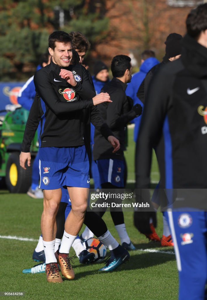 Chelsea Training and Press Conference