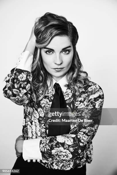 Annie Murphy of POPTV's 'Schitt's Creek' poses for a portrait during the 2018 Winter TCA Tour at Langham Hotel on January 14, 2018 in Pasadena,...