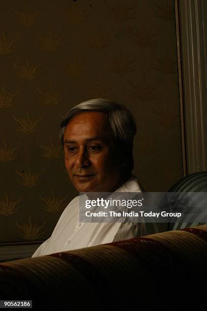 Naveen Patnaik, Chief Minister of Orissa in New Delhi, India