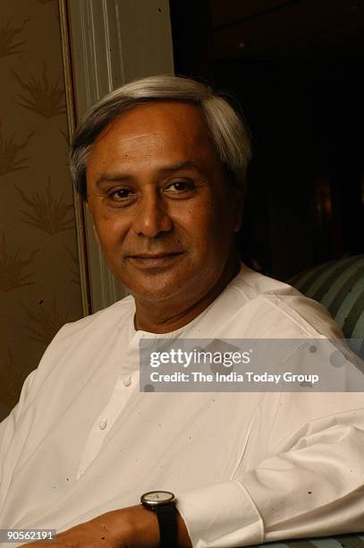 Naveen Patnaik, Chief Minister of Orissa in New Delhi, India