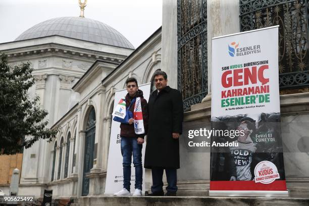 Fawzi Al Junaidi , who was manhandled and detained by Israeli soldiers and became the symbol of Jerusalem resistance, and Mayor of Esenler Mehmet...