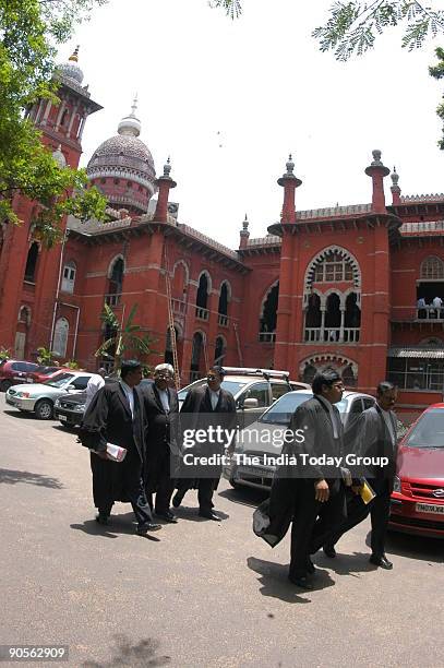 View of the Chennai High Court in Chennai, Tamil Nadu, India