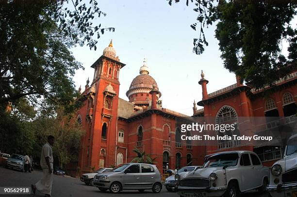 View of the Chennai High Court in Chennai, Tamil Nadu, India