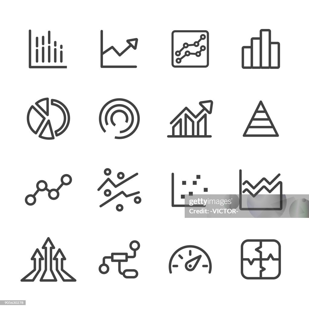 Info Graphic Icons - Line Series