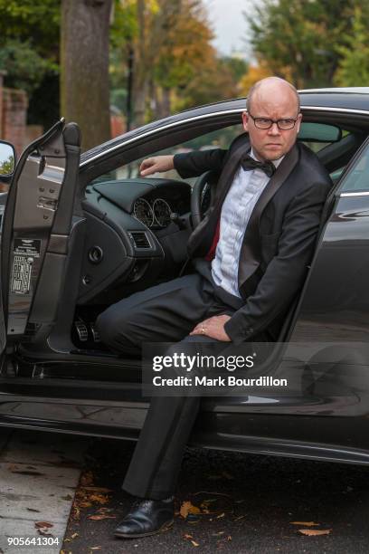 Journalist Toby Young is photographed for the Sunday Times on October 15, 2008 in London, England.