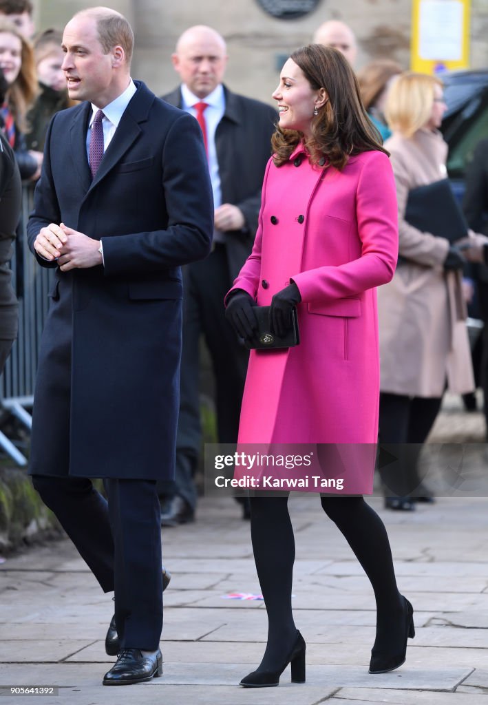 The Duke and Duchess Of Cambridge Visit Coventry