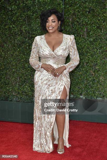 Niecy Nash attends the 49th NAACP Image Awards - Arrivals at Pasadena Civic Auditorium on January 15, 2018 in Pasadena, California.