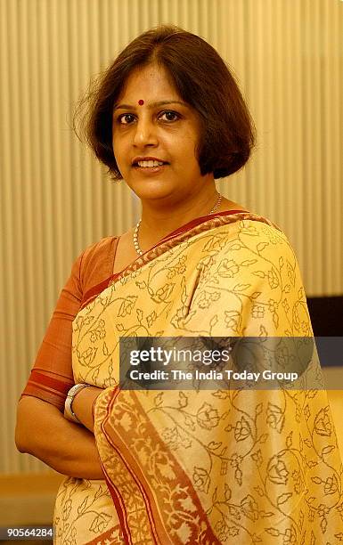 Kalpana Jaishankar, Vice-President, Human Resources and People Development, Patni Software Solutions, poses at office, in Mumbai, India. Potrait