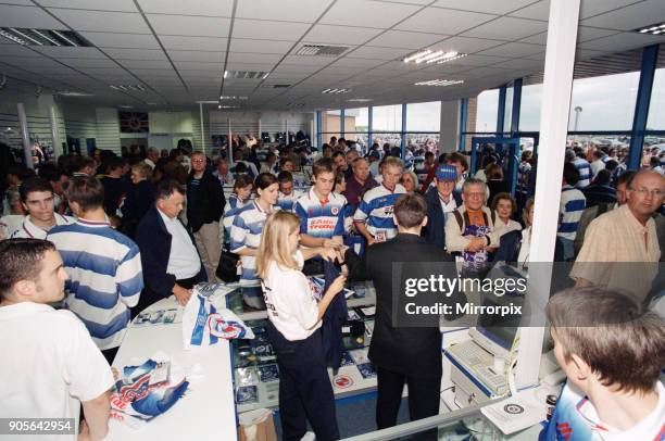 The newly constructed Madejski Stadium is officially opened ahead of the League Division Two match between home team Reading and Luton Town Reading...