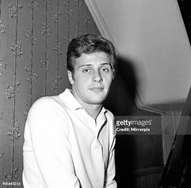 Pete Best, former Beatles drummer, at home in Hymans Green, Liverpool in 1965 Picture taken 25th April 1965.