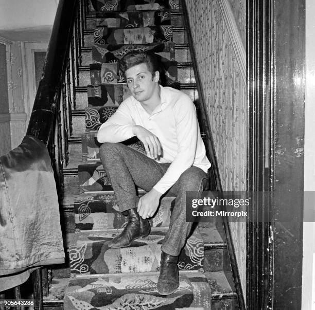Pete Best, former Beatles drummer, at home in Hymans Green, Liverpool in 1965 Picture taken 25th April 1965.