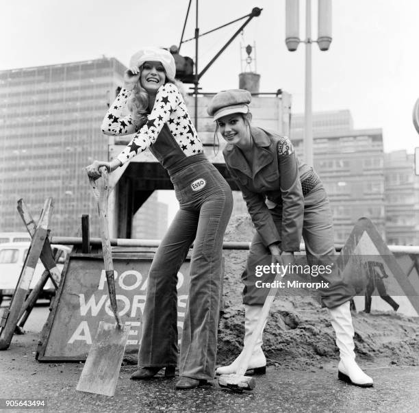 Models wearing clothes from Mr Freedom, London, 17th December 1970.