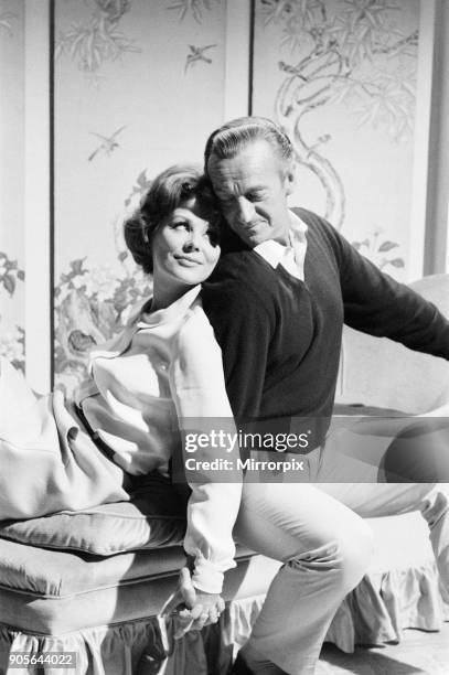 Prudence and the Pill, film rehearsals at Pinewood Studios, Iver Heath, Buckinghamshire, Thursday 14th September 1967 David Niven stars as Gerald...