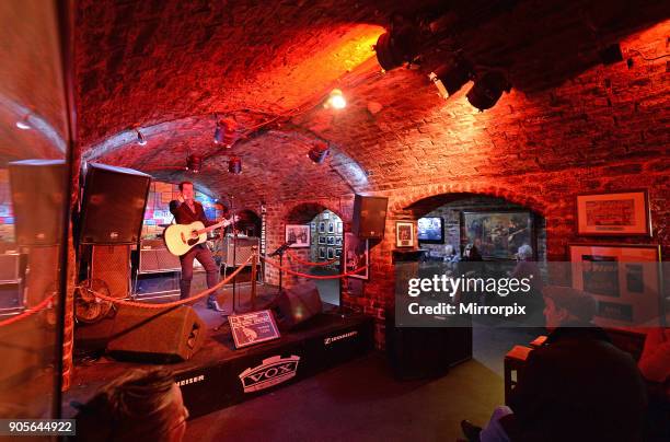 The Cavern Club, 10 Mathew St, Liverpool, Merseyside L2 6RE, England General view of The Cavern Club, the world famous nightclub on Mathew Street in...