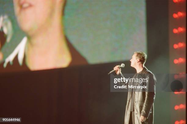 Russell Watson appearing at Showtime - at The Millennium Stadium, Cardiff, Wales United Kingdom, Concert featuring many of the pop stars of 2001....