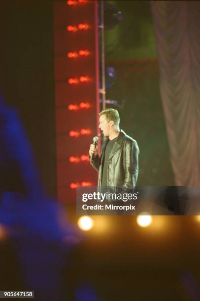 Russell Watson appearing at Showtime - at The Millennium Stadium, Cardiff, Wales United Kingdom, Concert featuring many of the pop stars of 2001....