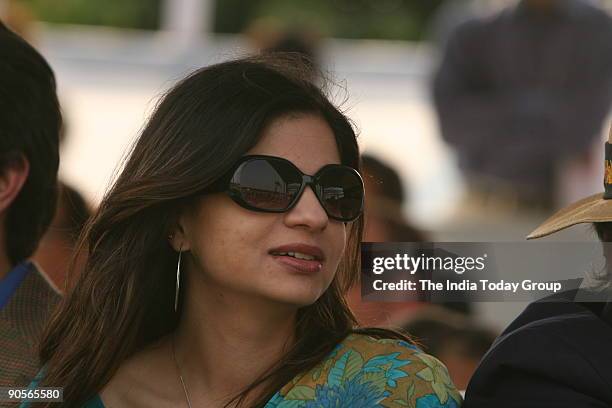 Sabah, sister of Saif Ali Khan, during the final of Bhopal Pataudi Polo Trophy 2006 at the Jaipur Polo Ground in New Delhi on Sunday, 22nd October...