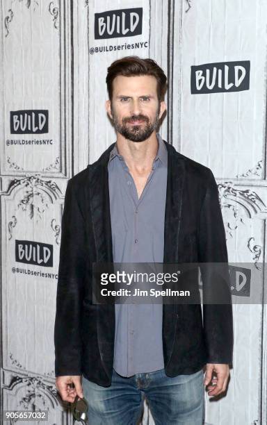Actor Fred Weller attends the Build Series to discuss "Mosaic" at Build Studio on January 16, 2018 in New York City.