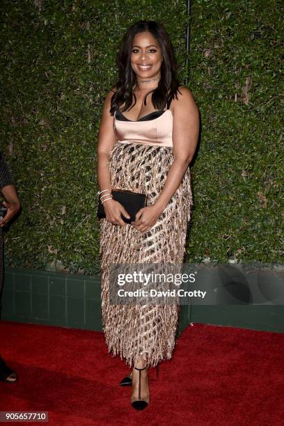 Michelle Rice attends the 49th NAACP Image Awards - Arrivals at Pasadena Civic Auditorium on January 15, 2018 in Pasadena, California.