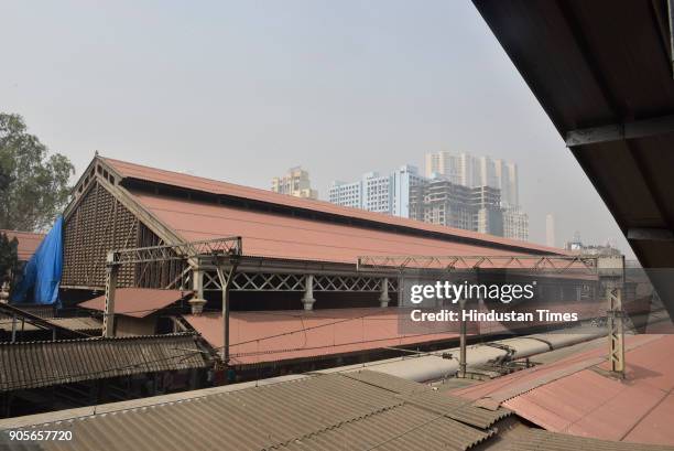 Byculla Railway Station on January 15, 2018 in Mumbai, India. The 157-year-old Byculla station will soon be restored to its former glory as the...