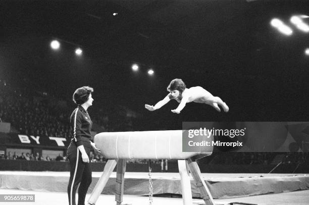 International Gymnastics at Wembley Arena, London, Saturday 2nd April 1966 Britain in competition with Hungry, Yugoslavia and Czechoslovakia. Our...