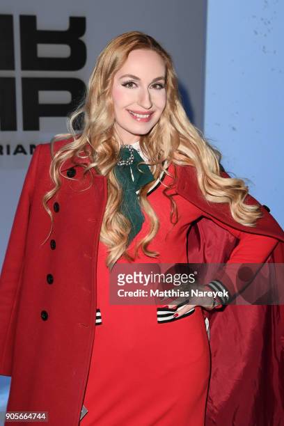 Princess Elna-Margret zu Bentheim attends the Riani show during the MBFW Berlin January 2018 at ewerk on January 16, 2018 in Berlin, Germany.