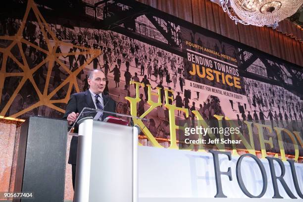 Director University of Chicago Institute of Politics David Axelrod was among the advocates speaking at The Kennedy Forum National Summit On Mental...