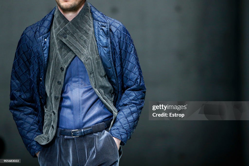 Giorgio Armani - Details - Milan Men's Fashion Week Fall/Winter 2018/19