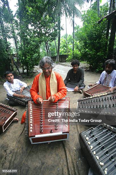 Gurukul students, during practice in Kolkata, West Bengal, India