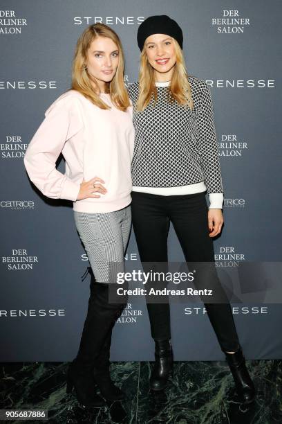 VIPs attend the Strenesse presentation during 'Der Berliner Salon' AW 18/19 at The Gate on January 16, 2018 in Berlin, Germany.