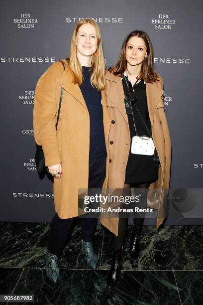 VIPs attend the Strenesse presentation during 'Der Berliner Salon' AW 18/19 at The Gate on January 16, 2018 in Berlin, Germany.