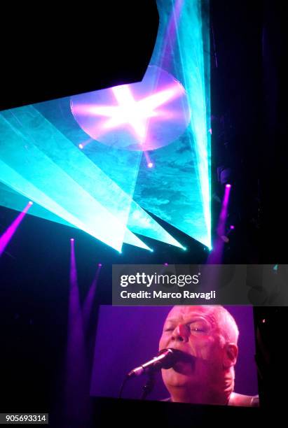 An installation on display as part of The Pink Floyd Exhibition: Their Mortal Remains during a preview at the Museum of Contemporary Art in central...