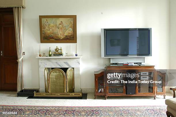 Personal Living room of Amarinder Singh, Chief Minister of Punjab and a Scion of the Patiala Royal Family