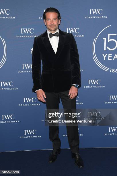 Bradley Cooper walks the red carpet for IWC Schaffhausen at SIHH 2018 on January 16, 2018 in Geneva, Switzerland.