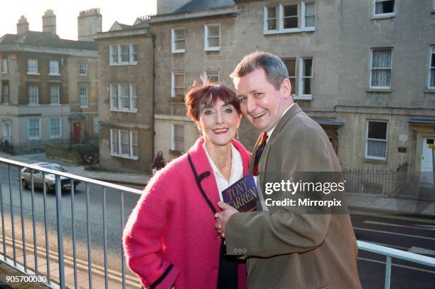 June Brown and Tony Warren at the Theatre Royal, Bath. 7th January 1994.