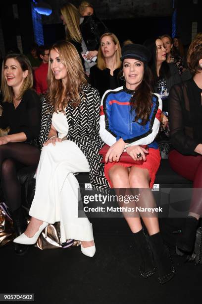 Charlotte Wuerdig and Christine Neubauer attend the Riani show during the MBFW Berlin January 2018 at ewerk on January 16, 2018 in Berlin, Germany.