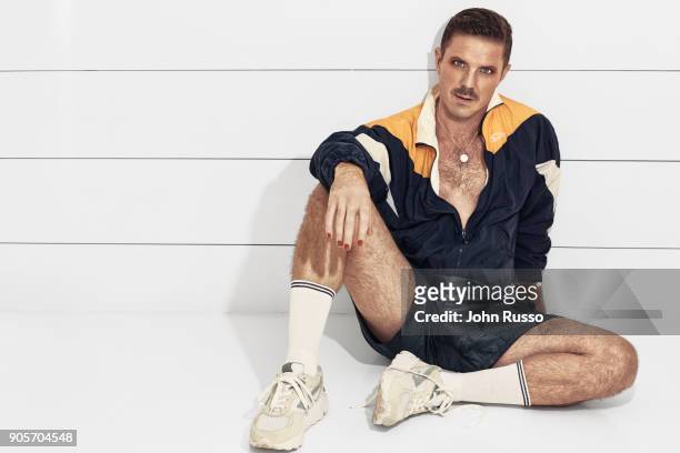 Singer/songwriter Jake Shears is photographed for Attitude Magazine on October 2, 2017 in Los Angeles, California. PUBLISHED IMAGE.