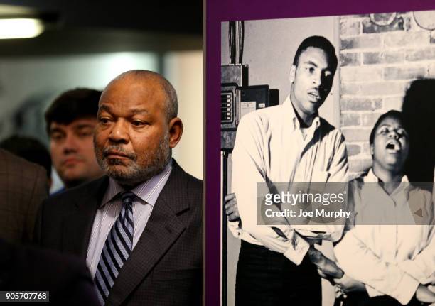 Bernie Bickerstaff participates in MLK Sports Legacy Award and a tour of the National Civil Rights Museum on January 14, 2018 at the National Civil...